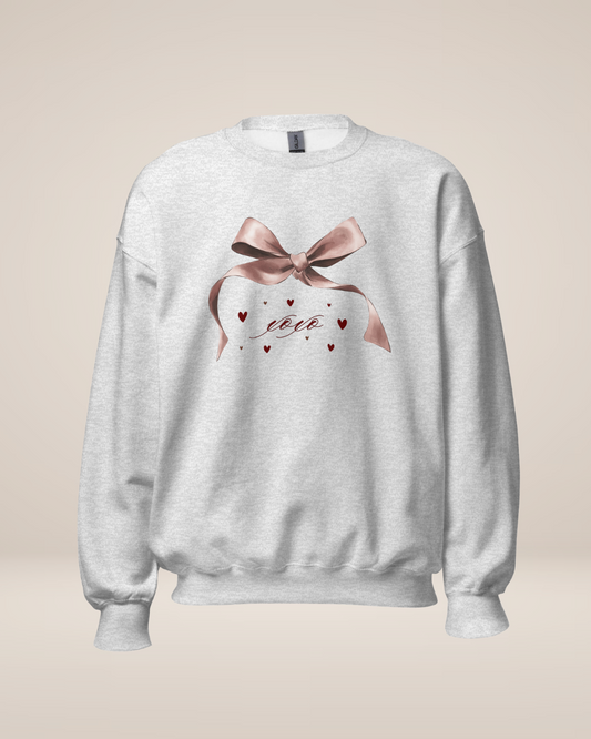 XOXO Bow Sweatshirt