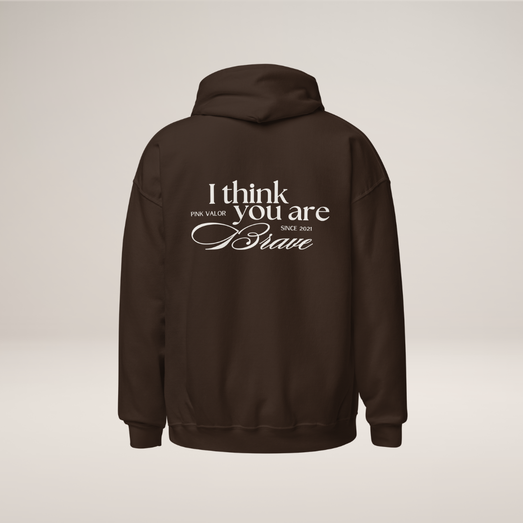 Dark Brown Brave Hoodie