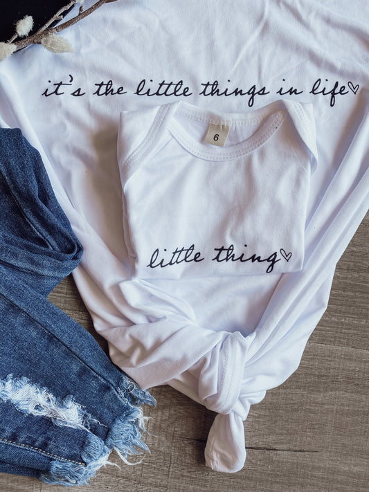 It’s The Little Things Mommy and Me Tee